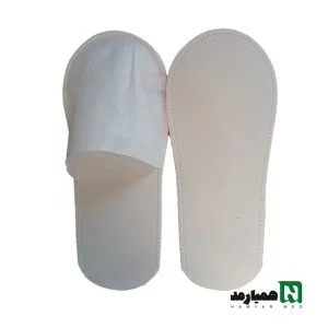 نمونه دمپایی یکبار مصرف هتلی سفید