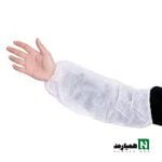 نمونه کاور آستین سفید رنگ در دست