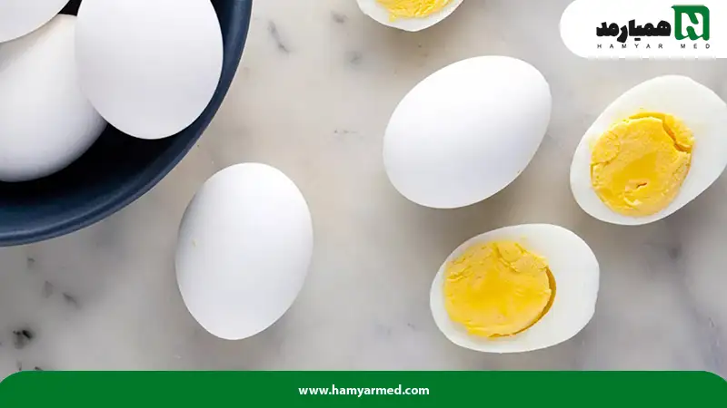 تخم مرغ از انواع مواد غذایی کلاژن ساز