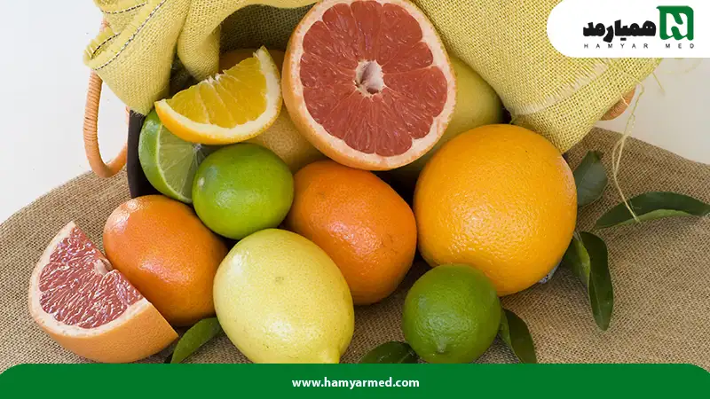 انواع میوه ها از گروه مواد غذایی کلاژن ساز